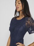 VILA VIFEMMA SHORT SLEEVED MAXI DRESS, Navy Blazer, highres - 14100349_NavyBlazer_007.jpg