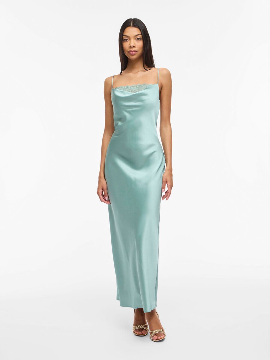 Carousel image - VIHANNE STRAP MAXI DRESS, Blue Surf | 4