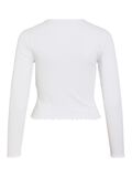 Product image thumbnail - VIABENIA ROUND NECK LONG SLEEVED TOP, Optical Snow | 8