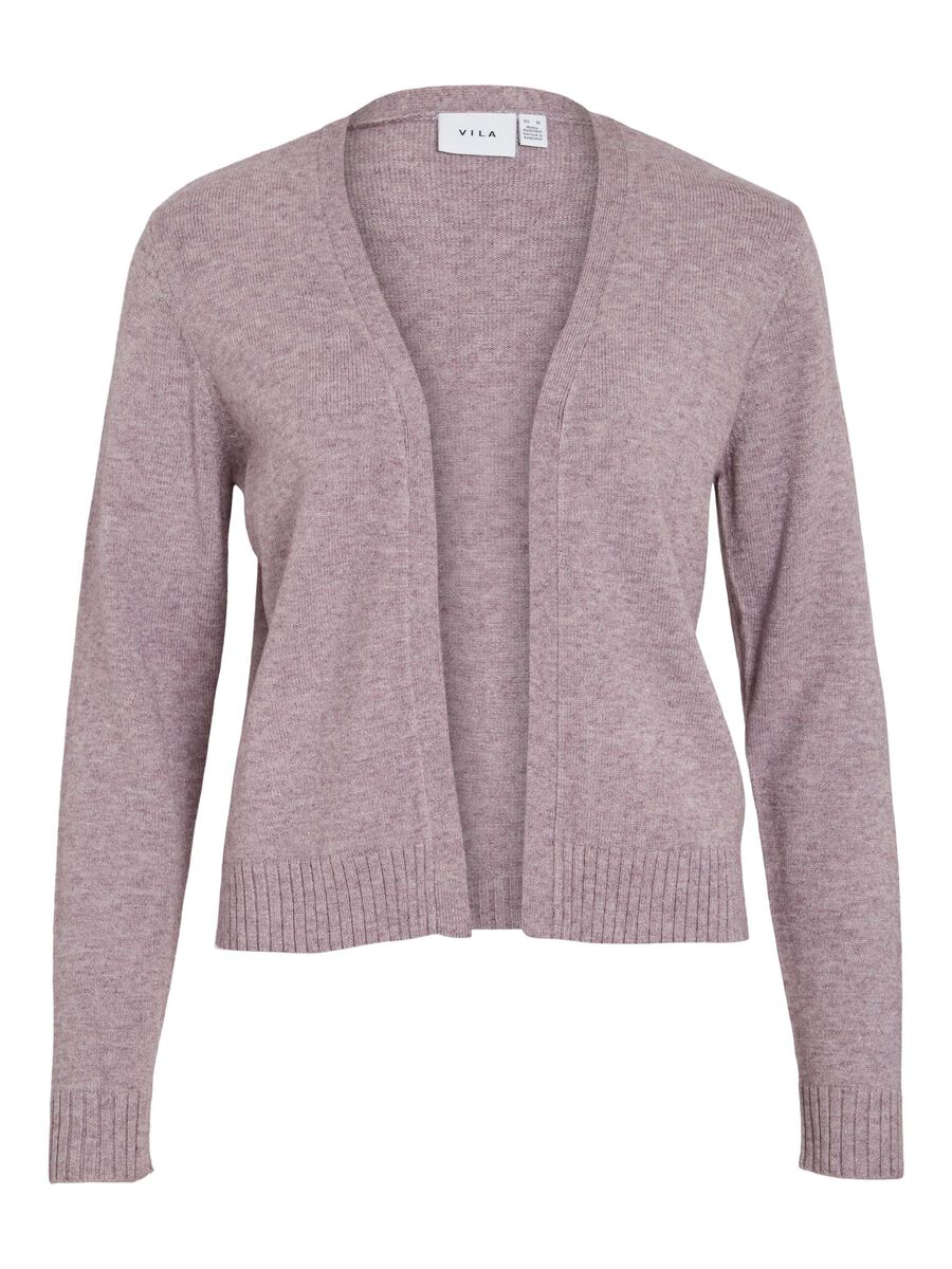 VILA VIRIL SHORT OPEN CARDIGAN, Toadstool, highres - 14060800_Toadstool_972258_001.jpg
