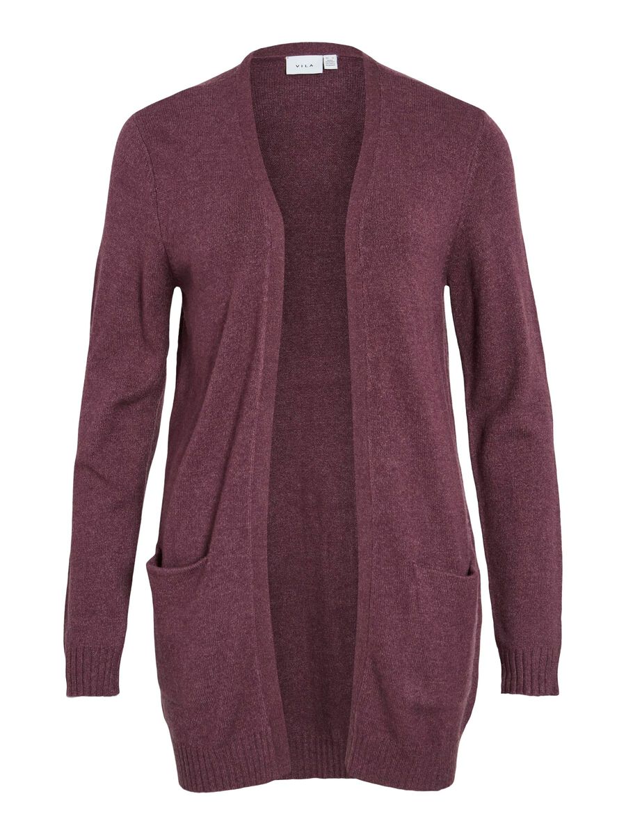 VILA VIRIL BASIC KNITTED CARDIGAN, Fig, highres - 14044041_Fig_958891_001.jpg