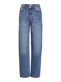 Vila HIGH-WAIST STRAIGHT FIT JEANS, Medium Blue Denim, highres - 14084730_MediumBlueDenim_1038127_001.jpg