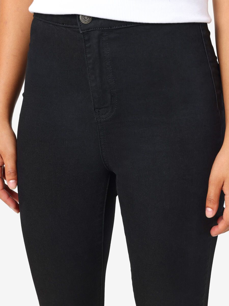 Carousel image - NMELLA SKINNY FIT JEANS, Black | 3