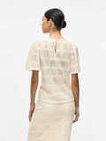 VILA ROUND NECK SHORT SLEEVED TOP, Birch, highres - 14106577_Birch_004.jpg