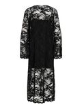 Product image thumbnail - VILORNA PIZZO VESTITO MIDI, Black | 7