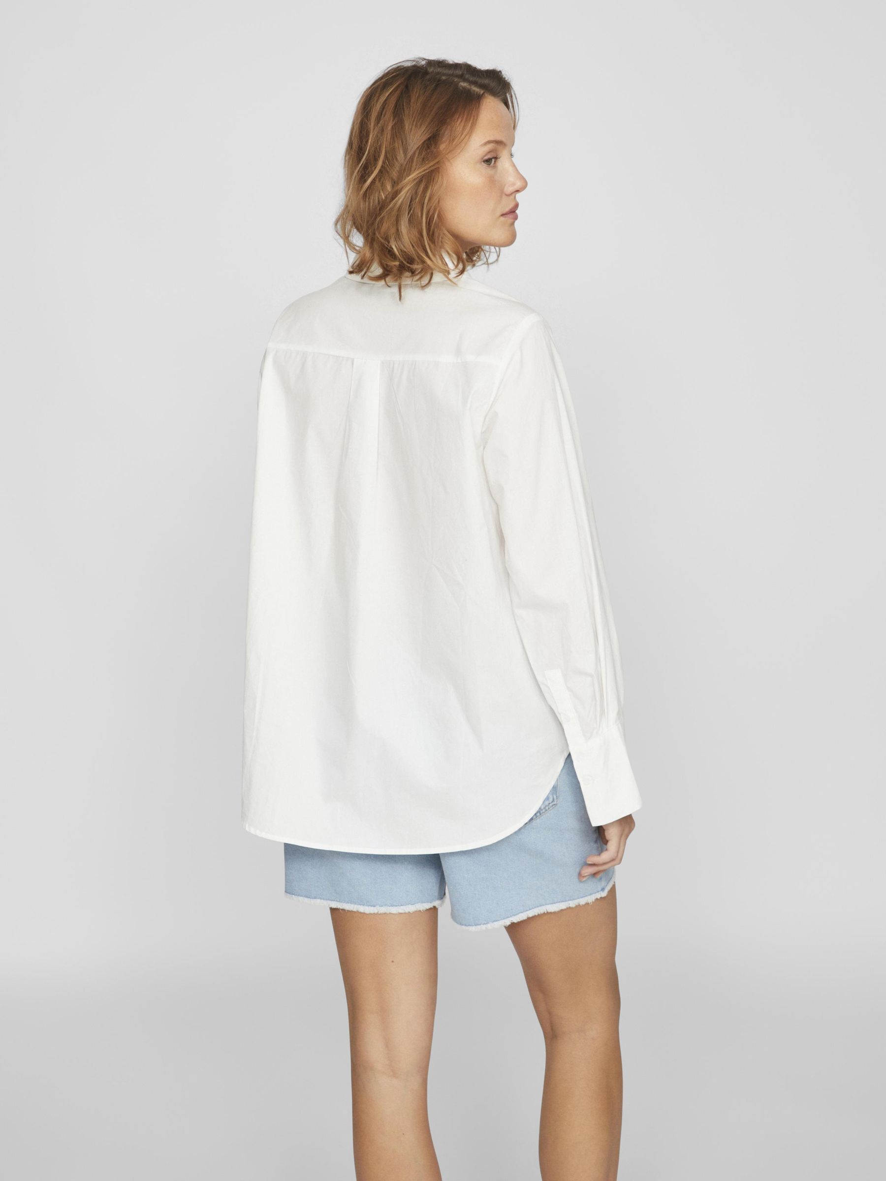 stretchable white shirt