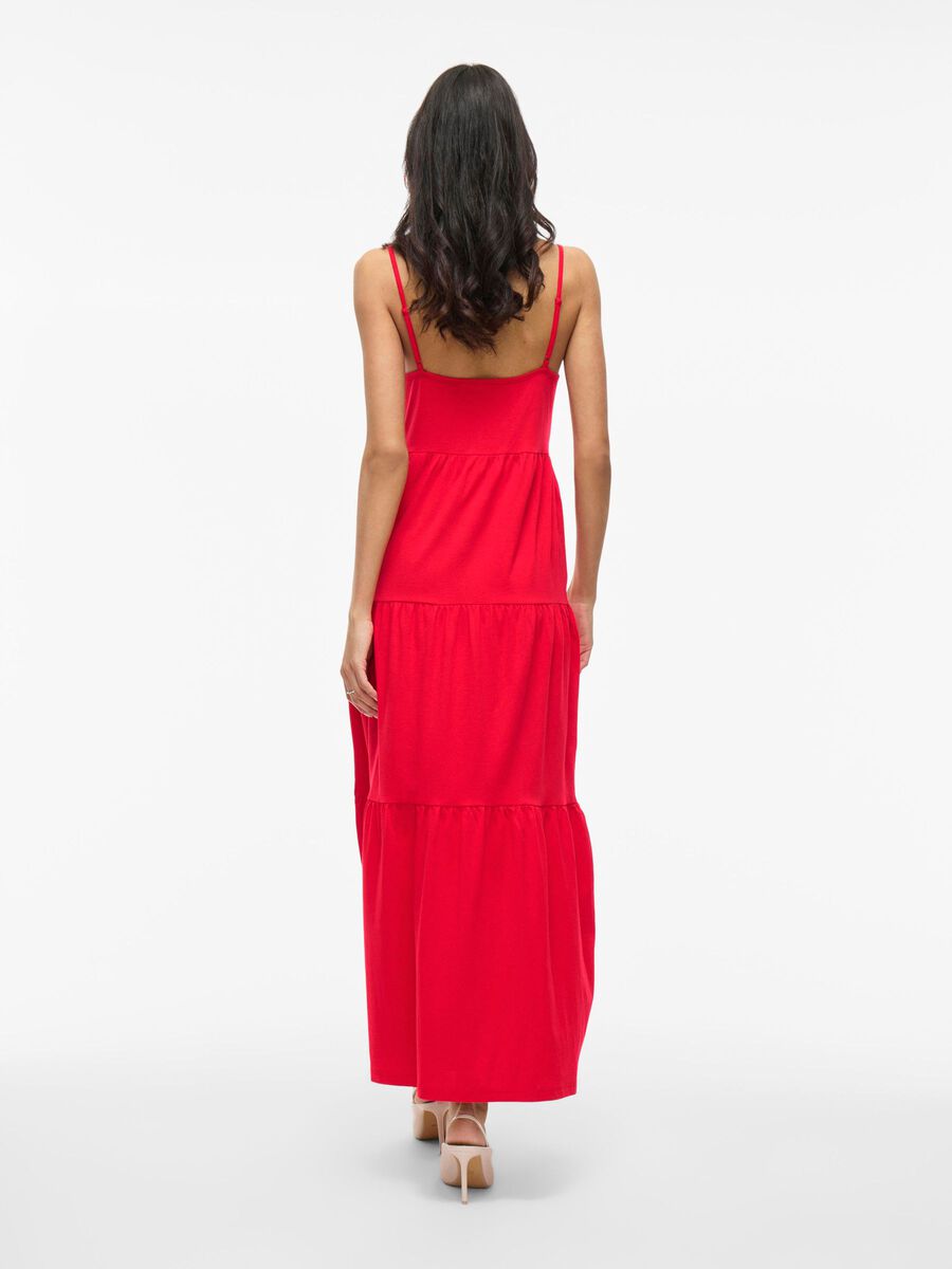 VILA TRÄGER MIDIKLEID, Racing Red, highres - 14110006_RacingRed_004.jpg