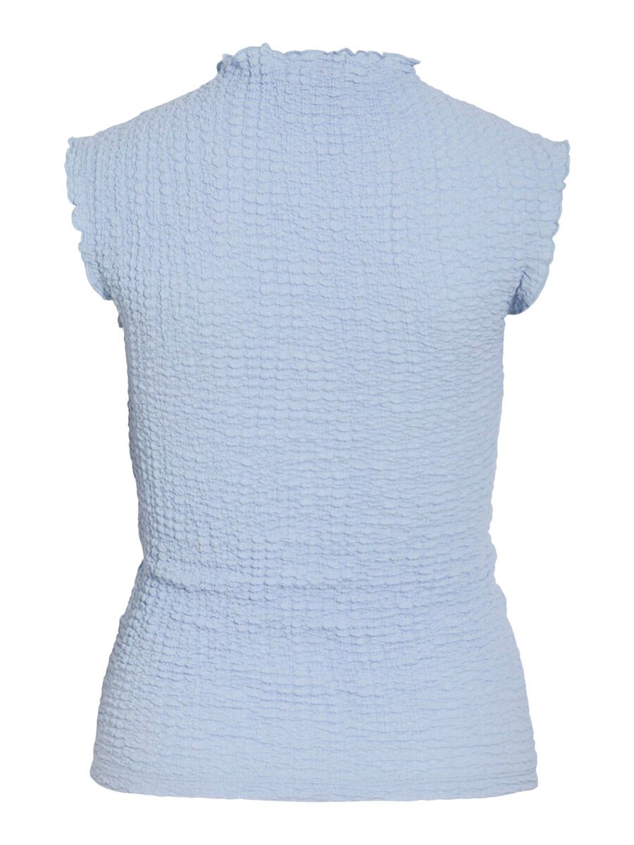 VILA VIDELIA HIGH NECK SLEEVELESS TOP, Kentucky Blue, highres - 14112111_KentuckyBlue_002.jpg