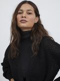 Vila TEXTURED TIE WAIST CARDIGAN, Black, highres - 14073762_Black_006.jpg