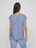 VILA DETAILED SHORT SLEEVED TOP, Coronet Blue, highres - 14099307_CoronetBlue_004.jpg
