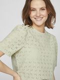 VILA DETAILED SHORT SLEEVED TOP, Desert Sage, highres - 14095074_DesertSage_006.jpg