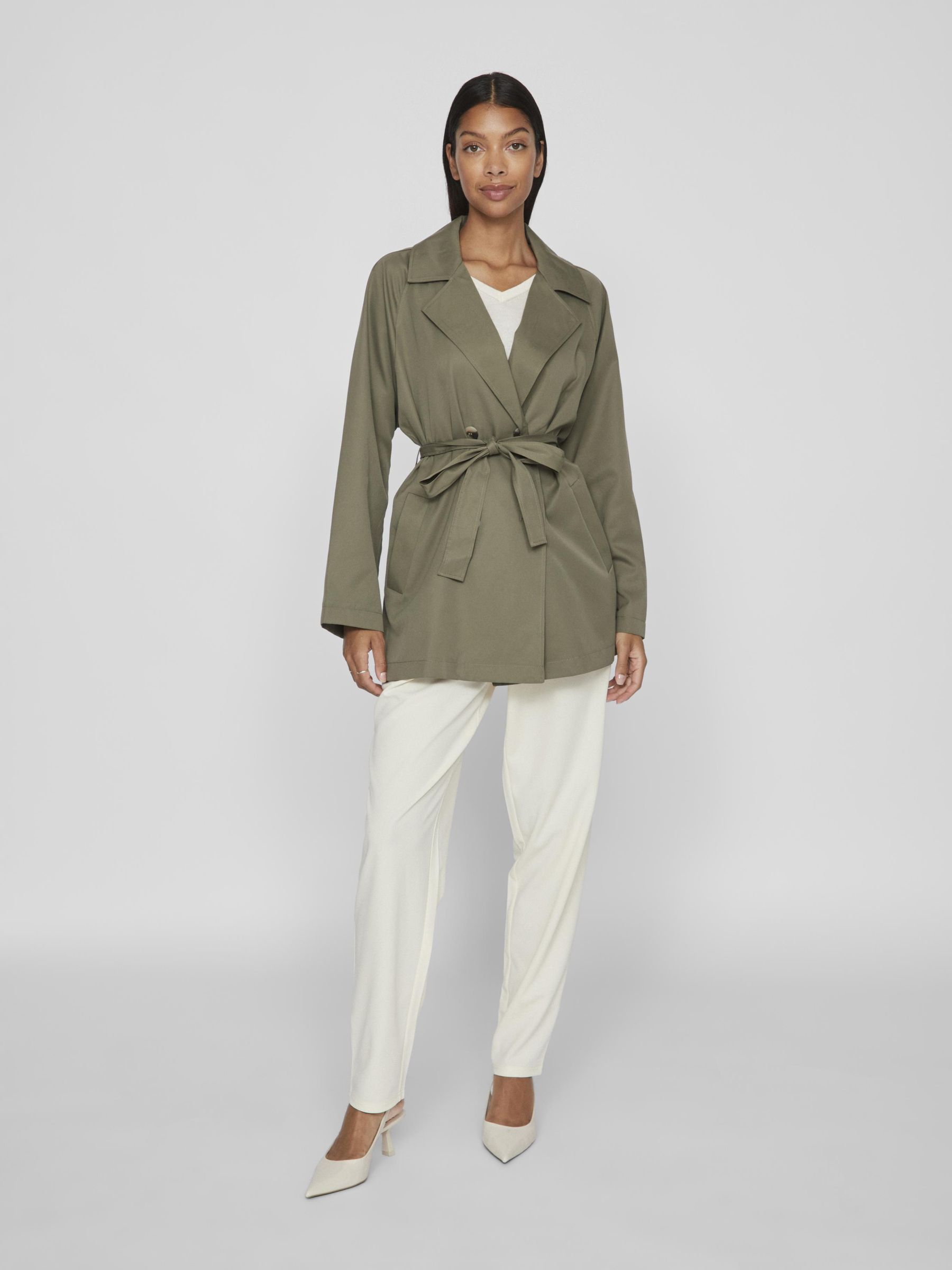 H&m short trench coat sales