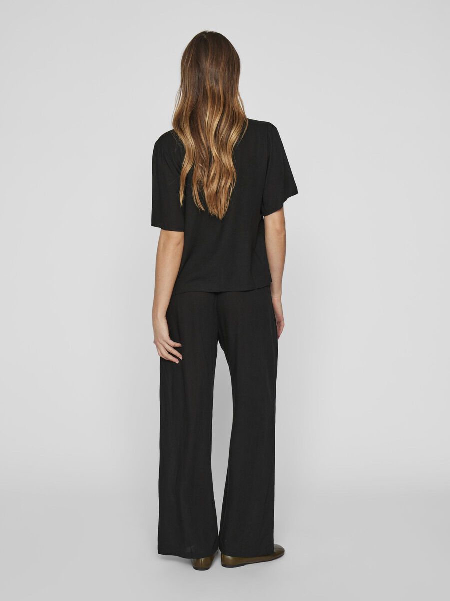 VILA LOOSE FIT BUKSER, Black, highres - 14079560_Black_004.jpg