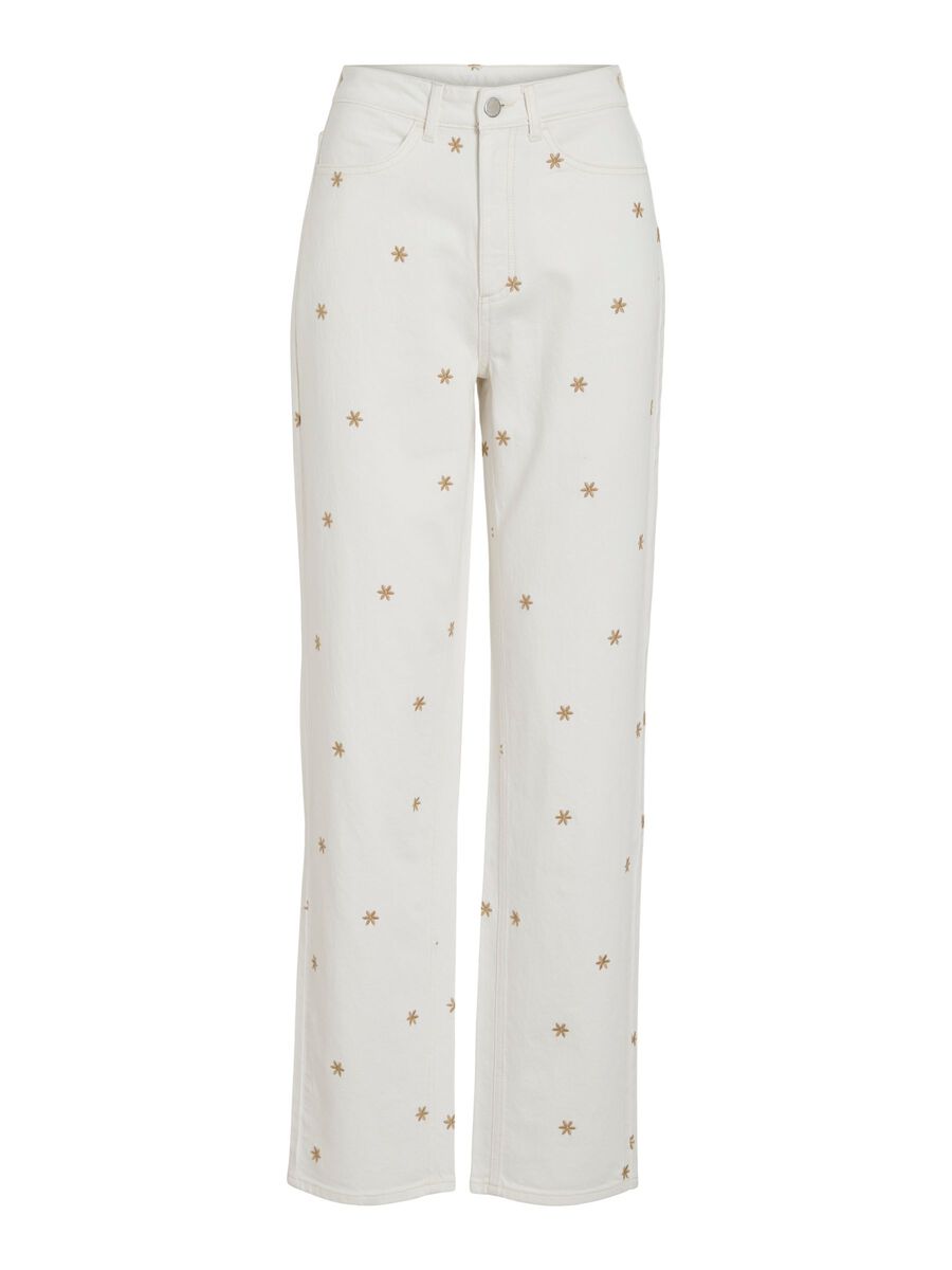 Product carousel image - VIKELLY HIGH-WAIST JEANS STRAIGHT FIT, White Denim | 1