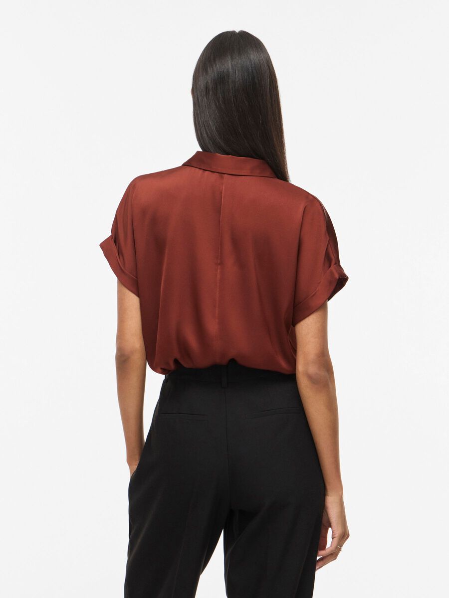 Product carousel image - VIENNA SHORT SLEEVED SHIRT, Smoked Paprika | 2