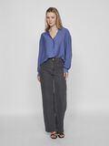 VILA VIDOMIRA V-NECK LONG SLEEVED SHIRT, Bijou Blue, highres - 14095705_BijouBlue_005.jpg