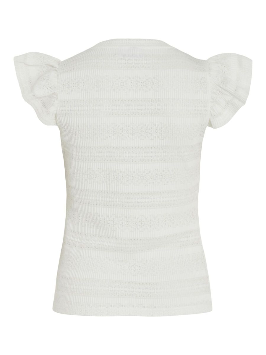 VILA CAP SLEEVE TOP, Snow White, highres - 14106151_SnowWhite_002.jpg