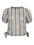 VILA VINUSE SHEER SHORT SLEEVED TOP, Black, highres - 14109329_Black_1207424_001.jpg