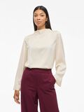 Product image thumbnail - HIGH NECK LONG SLEEVED TOP, Birch | 1