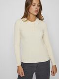 VILA POLO KNITTED PULLOVER, Birch, highres - 14106206_Birch_006.jpg