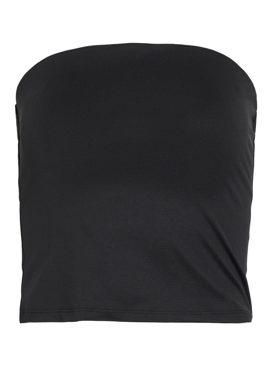 VILA VIKENZA TUBE TOP, Black, highres - 14109720_Black_001.jpg