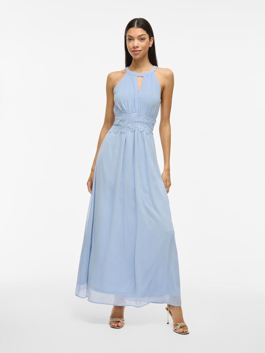 VILA VIMILINA HALTER NECK MAXI DRESS, Kentucky Blue, highres - 14052647_KentuckyBlue_1038600_003.jpg