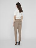 VILA VIVARONE SLIM FIT HIGH WAISTED TROUSERS, Fungi, highres - 14087406_Fungi_004.jpg