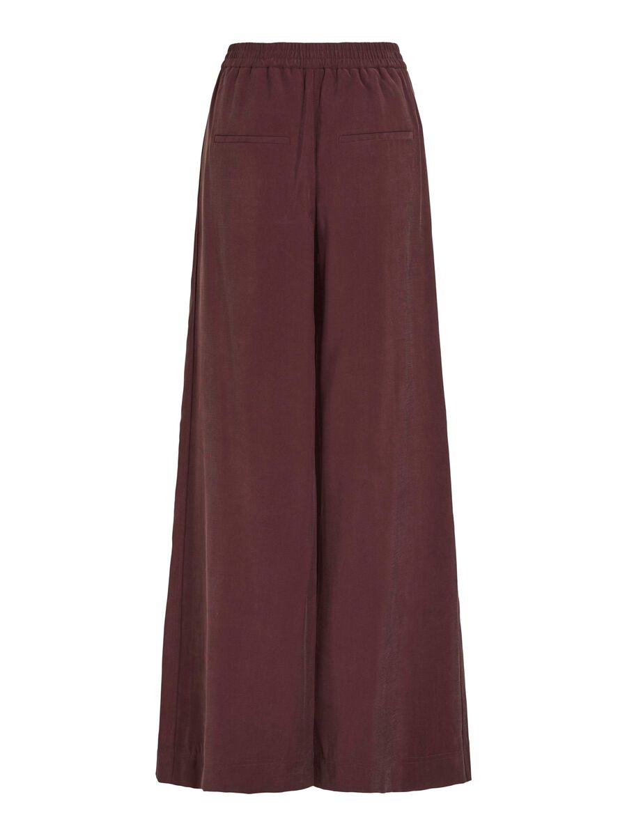 VILA TALLE MEDIO PANTALONES DE PIERNA ANCHA, Decadent Chocolate, highres - 14107841_DecadentChocolate_002.jpg