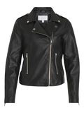 Vila BIKER LOOK COATED GIACCA, Black, highres - 14044851_Black_001.jpg