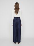 VILA AVEC CEINTURE JEAN TAILLE HAUTE, Dark Blue Denim, highres - 14102640_DarkBlueDenim_004.jpg