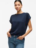 VILA VIELLETTE TOP À MANCHES COURTES, Navy Blazer, highres - 14059563_NavyBlazer_007.jpg
