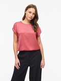 Product image thumbnail - VIELLETTE SHORT SLEEVED TOP, Holly Berry | 1
