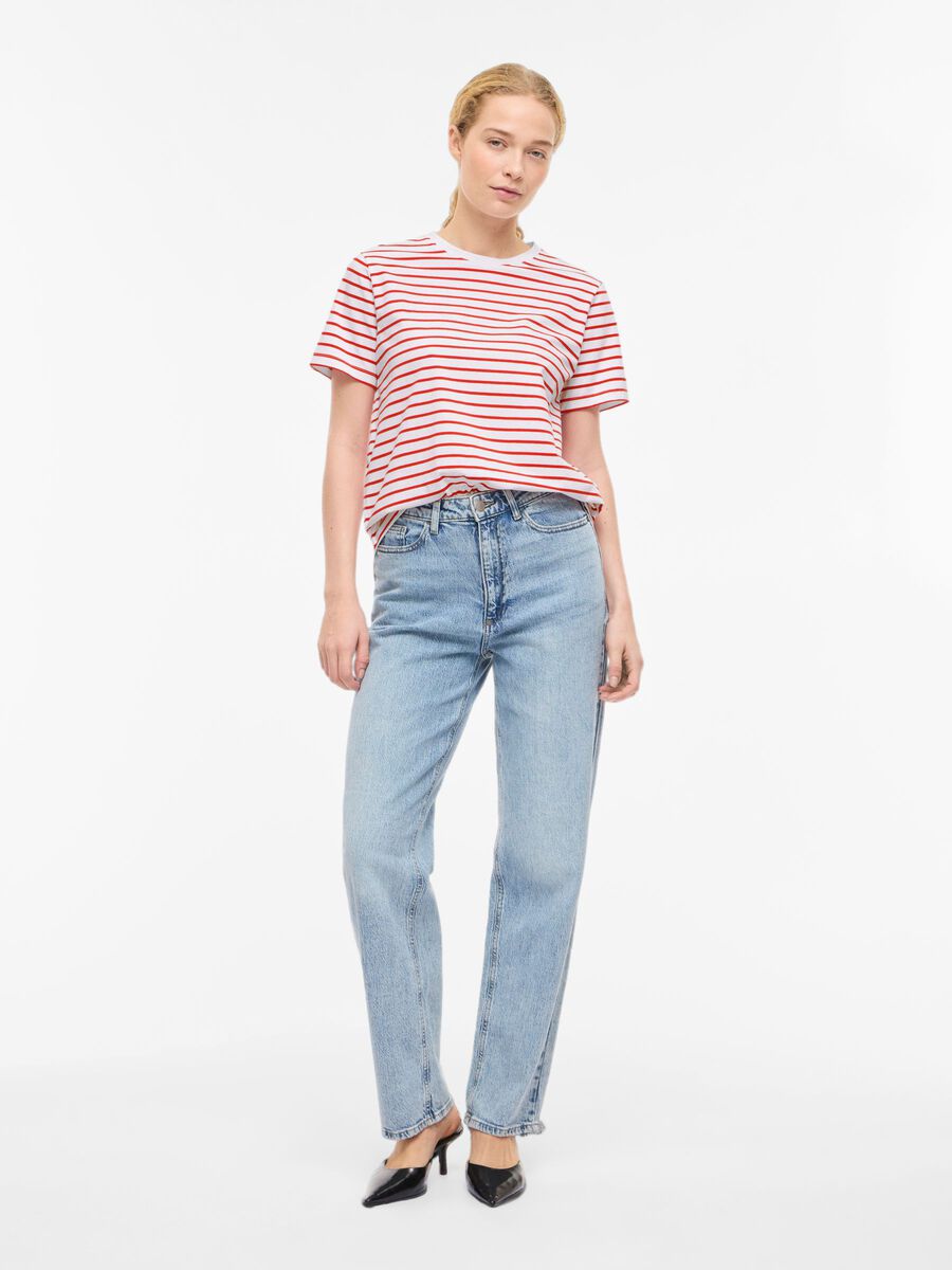 Carousel image - RONDE HALS T-SHIRT, Hibiscus | 4