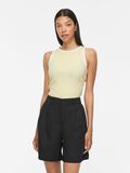 Product image thumbnail - VISOLA KULAT&Yacute; V&Yacute;STŘIH TOP BEZ RUK&Aacute;VŮ, Pastel Yellow | 1