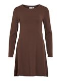 VILA STRIKKET KORT KJOLE, Shaved Chocolate, highres - 14103191_ShavedChocolate_001.jpg