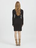 Vila LONG SLEEVED KNITTED DRESS, Black, highres - 14065547_Black_004.jpg