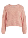 Vila CROPPED KNITTED PULLOVER, Tigerlily, highres - 14080423_Tigerlily_982549_001.jpg