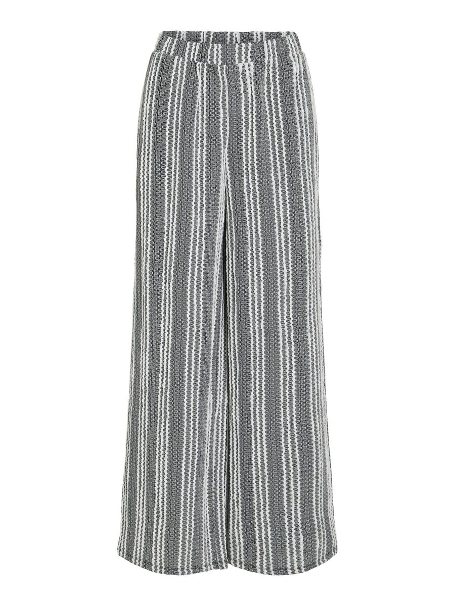 VILA VISONEA HIGH WAIST WIDE-LEG TROUSERS, Black Beauty, highres - 14107622_BlackBeauty_1190822_001.jpg