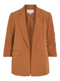 VILA 3/4-SLEEVED BLAZER, Argan Oil, highres - 14106705_ArganOil_001.jpg