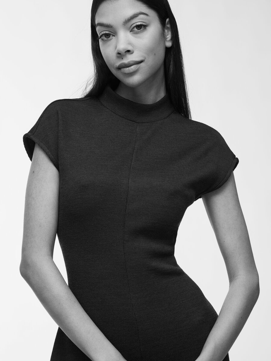 Carousel image - VIRAFFI SHORT SLEEVED MIDI DRESS, Winetasting | 5