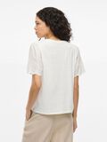 VILA VICELIANA ROUND NECK SHORT SLEEVED TOP, Snow White, highres - 14106095_SnowWhite_004.jpg