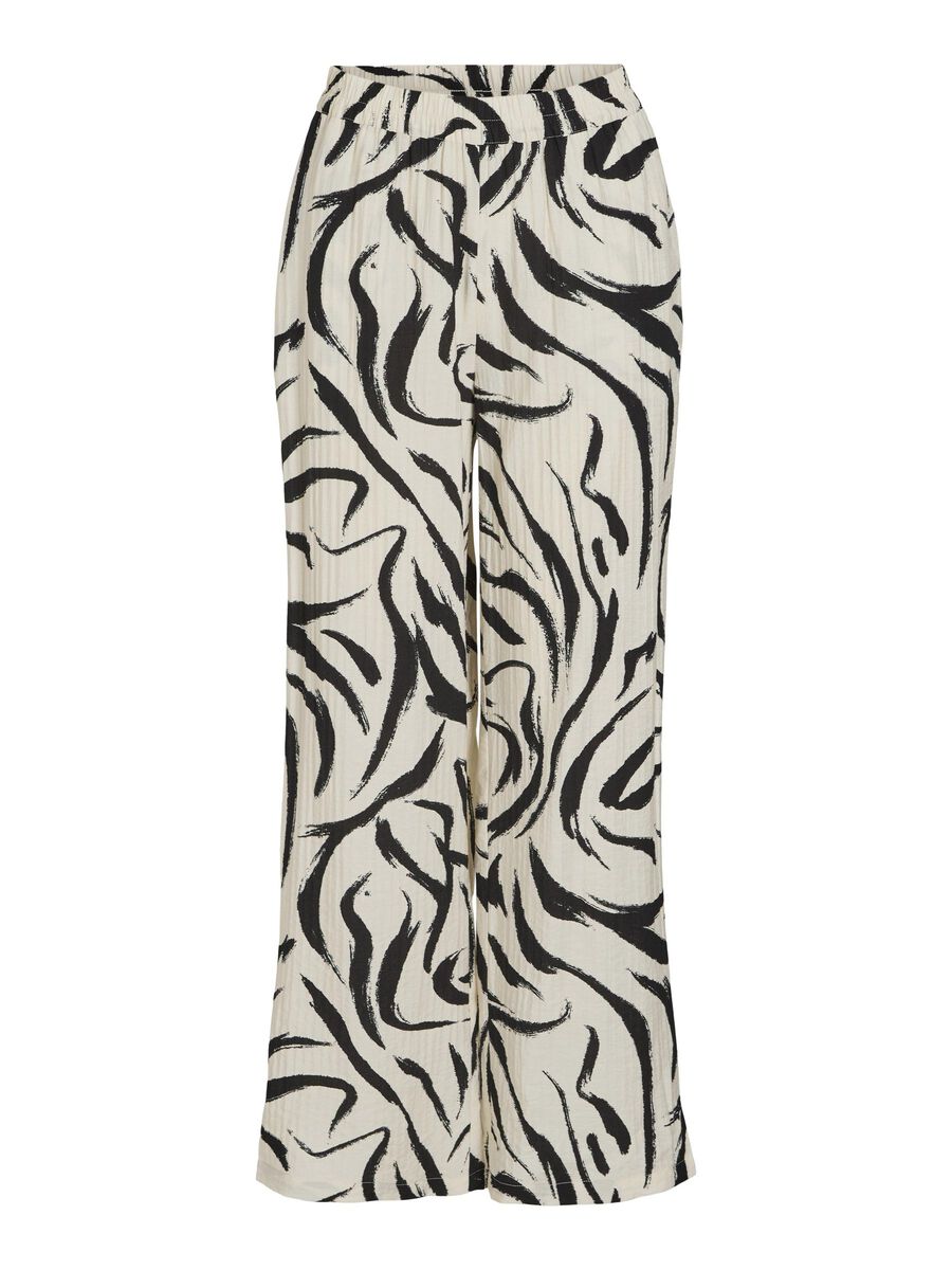 VILA HIGH WAIST TROUSERS, Birch, highres - 14100335_Birch_1150958_001.jpg