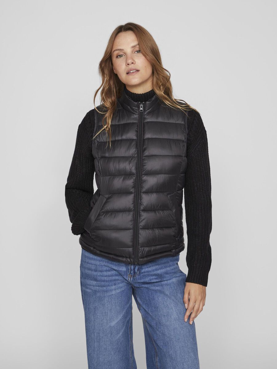 Vila QUILTED VEST, Black, highres - 14076410_Black_003.jpg