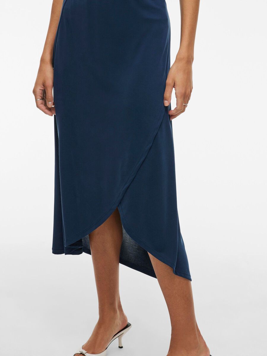 Carousel image - HIGH WAIST MIDI SKIRT, Total Eclipse | 5