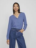 VILA VILUCY HIGH LOW SHIRT, Bijou Blue, highres - 14044253_BijouBlue_003.jpg
