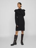 VILA VIBOOBA HIGH NECK KNITTED DRESS, Black, highres - 14106209_Black_005.jpg