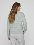 VILA VIRIL ROUND NECK KNITTED PULLOVER, Silt Green, highres - 14101222_SiltGreen_1178528_004.jpg