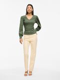 VILA V-NECK LONG SLEEVED TOP, Laurel Wreath, highres - 14110282_LaurelWreath_005.jpg