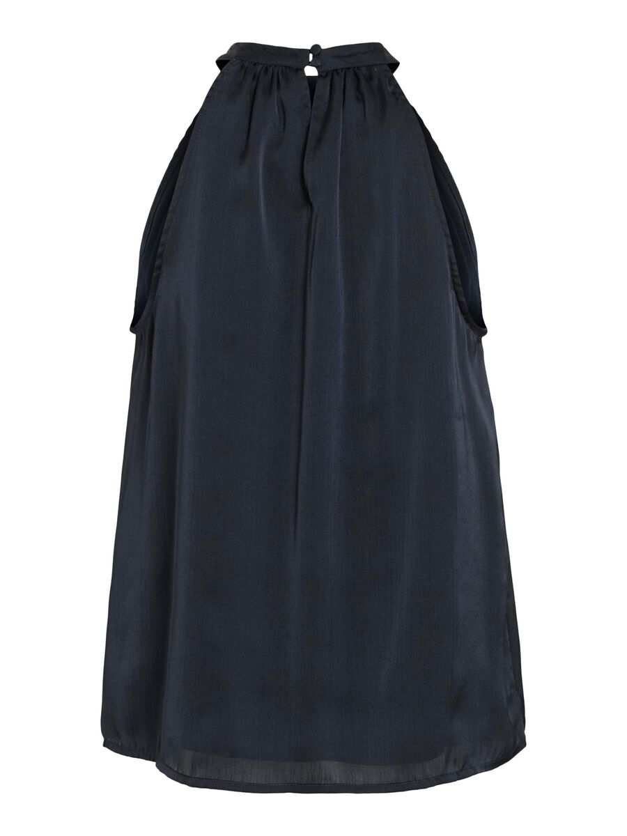 VILA VINIDA HALTERNEK TOP, Navy Blazer, highres - 14112795_NavyBlazer_002.jpg