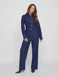 VILA TAILLIERTES JEANSHEMD, Dark Blue Denim, highres - 14106313_DarkBlueDenim_005.jpg